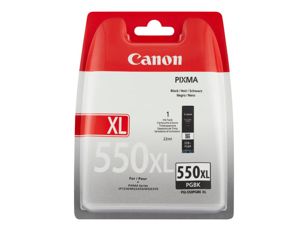 Canon PGI 550PGBK XL Sort 500 sider
